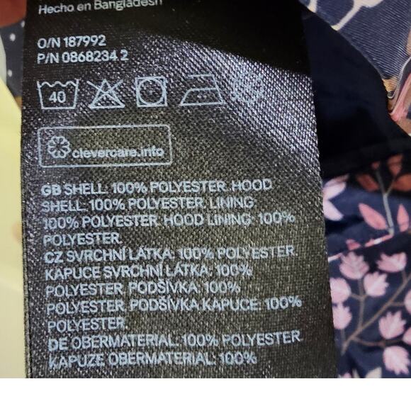 H&M Windbreaker Girls 6 Unicorn Forest Kawaii Fairycore Festival Gathered Waist - Picture 5 of 6